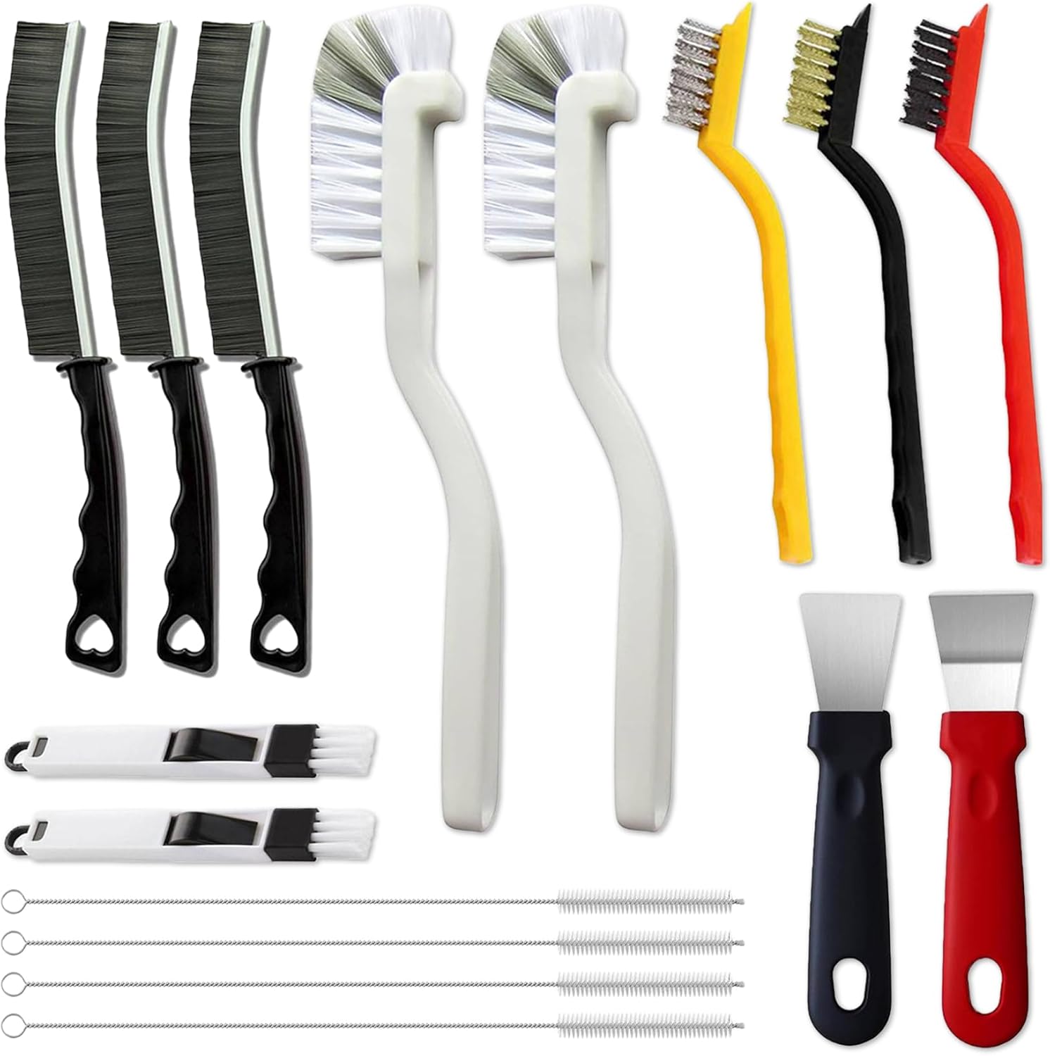 Crevice Cleaning Brush Set, 16 Pieces