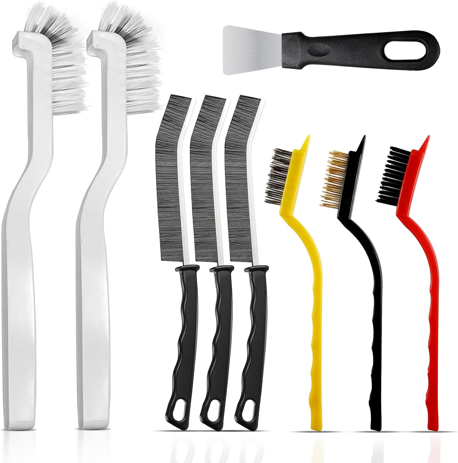 Crevice Cleaning Brushes, 9 Pack