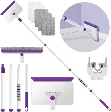 Extendable Baseboard Cleaner with 60 inch Handle