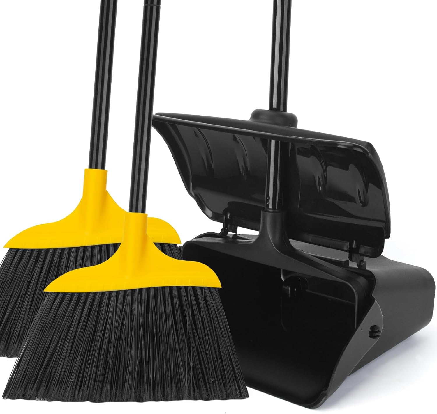 Heavy Duty Commercial Broom and Dustpan Set