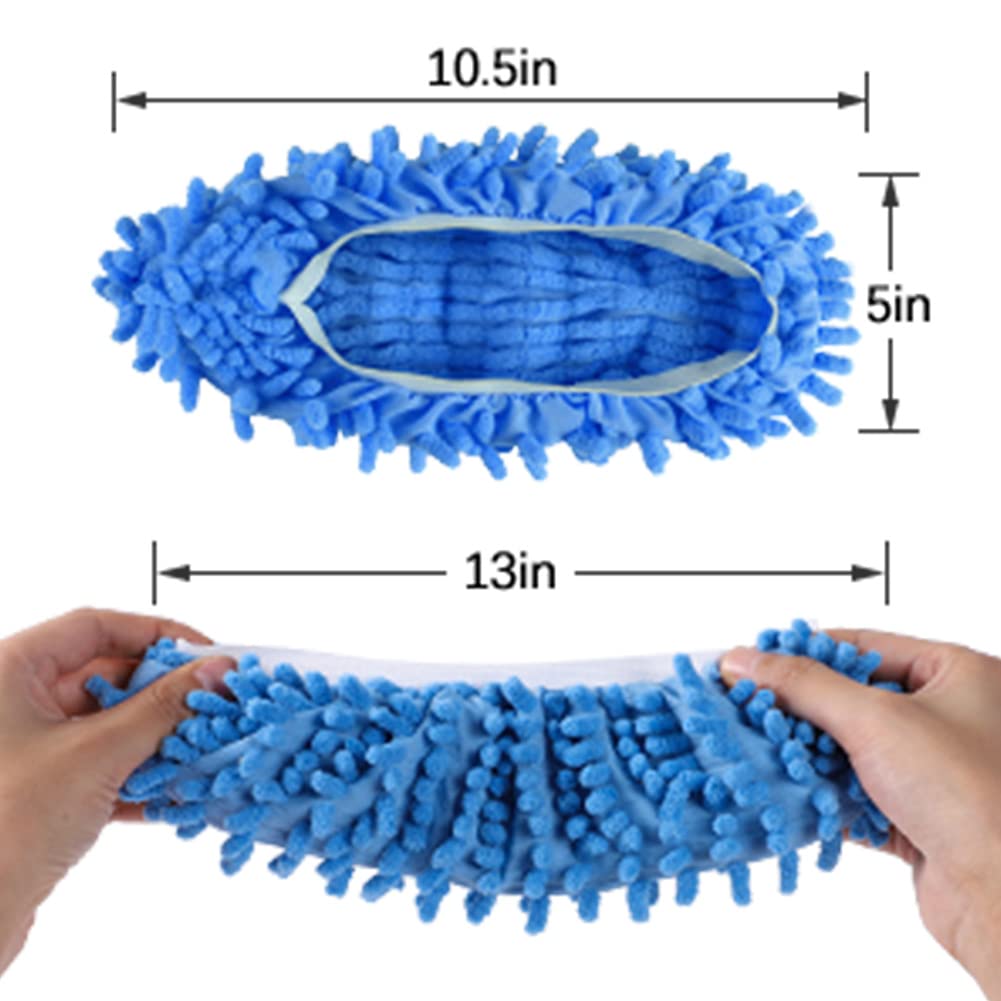 Microfiber Mop Slippers, 5 Pairs