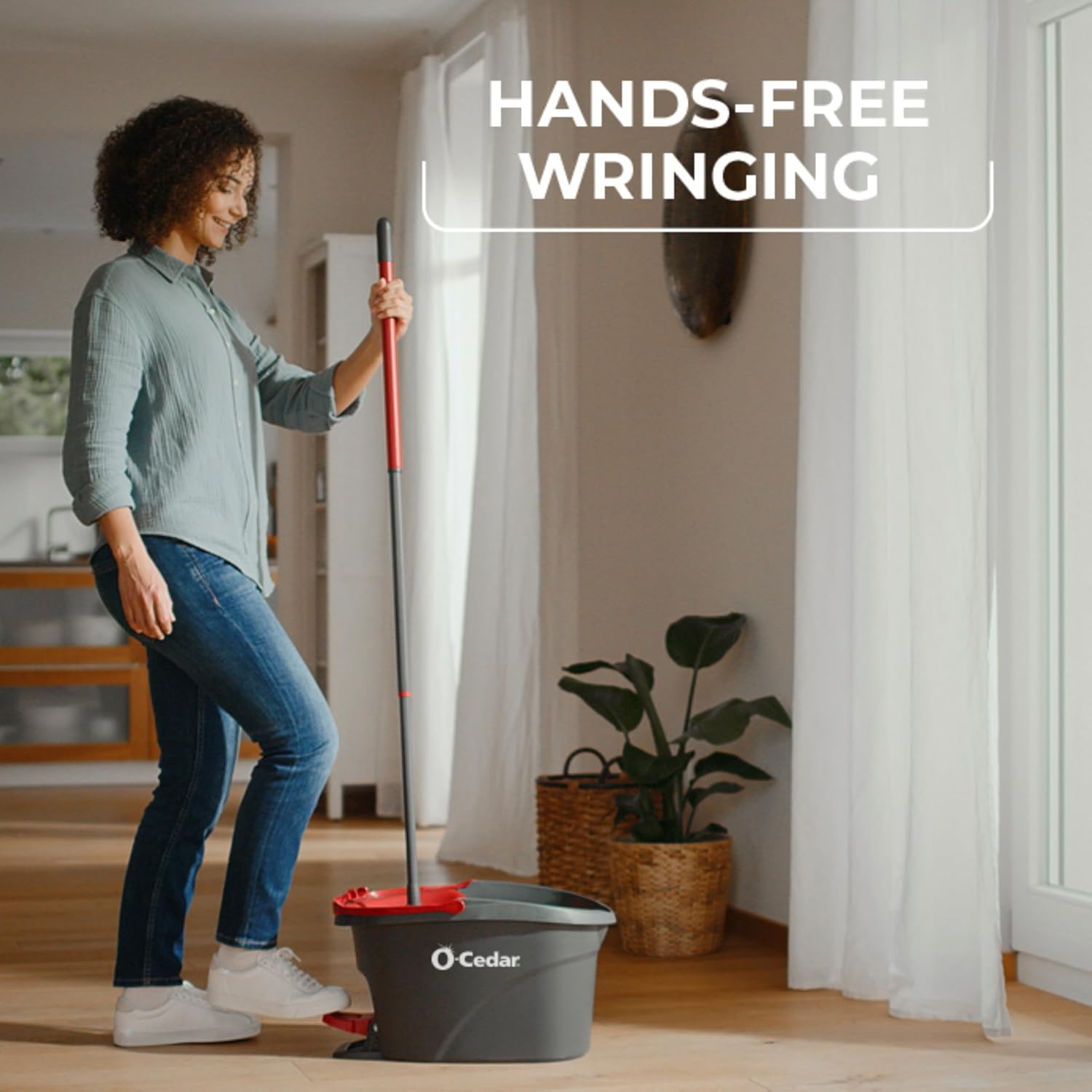Microfiber Spin Mop with Bucket and Wringer