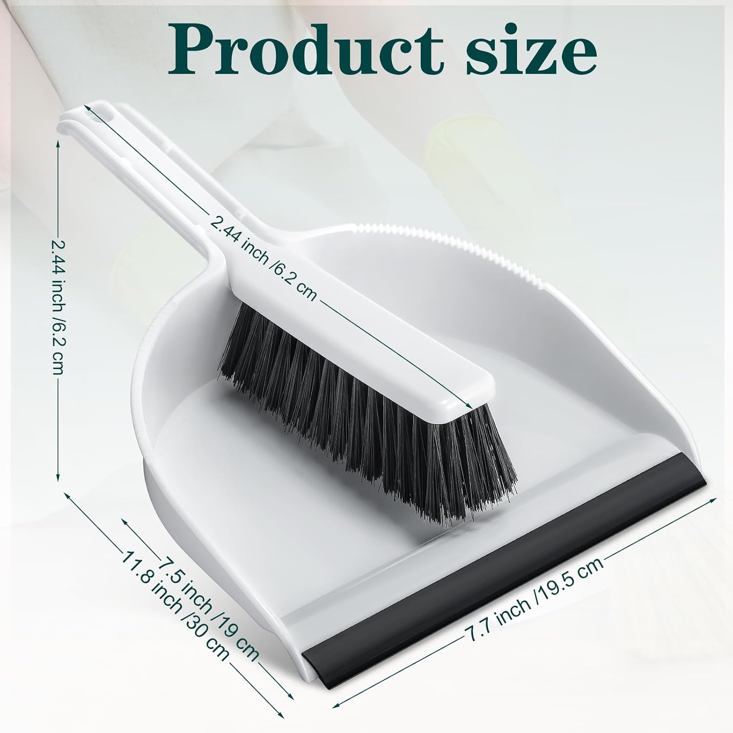 Mini Dustpan and Brush Sets, 6 Pieces