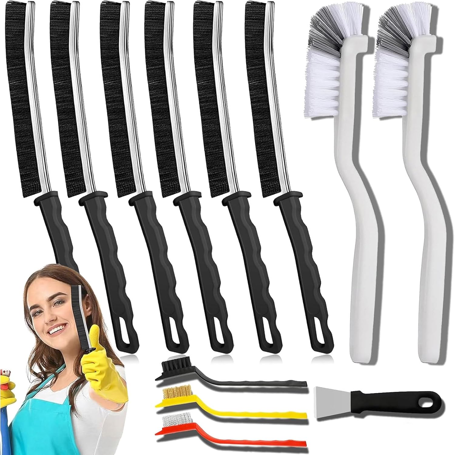 Multi-Purpose Crevice Brush, Hard Bristle