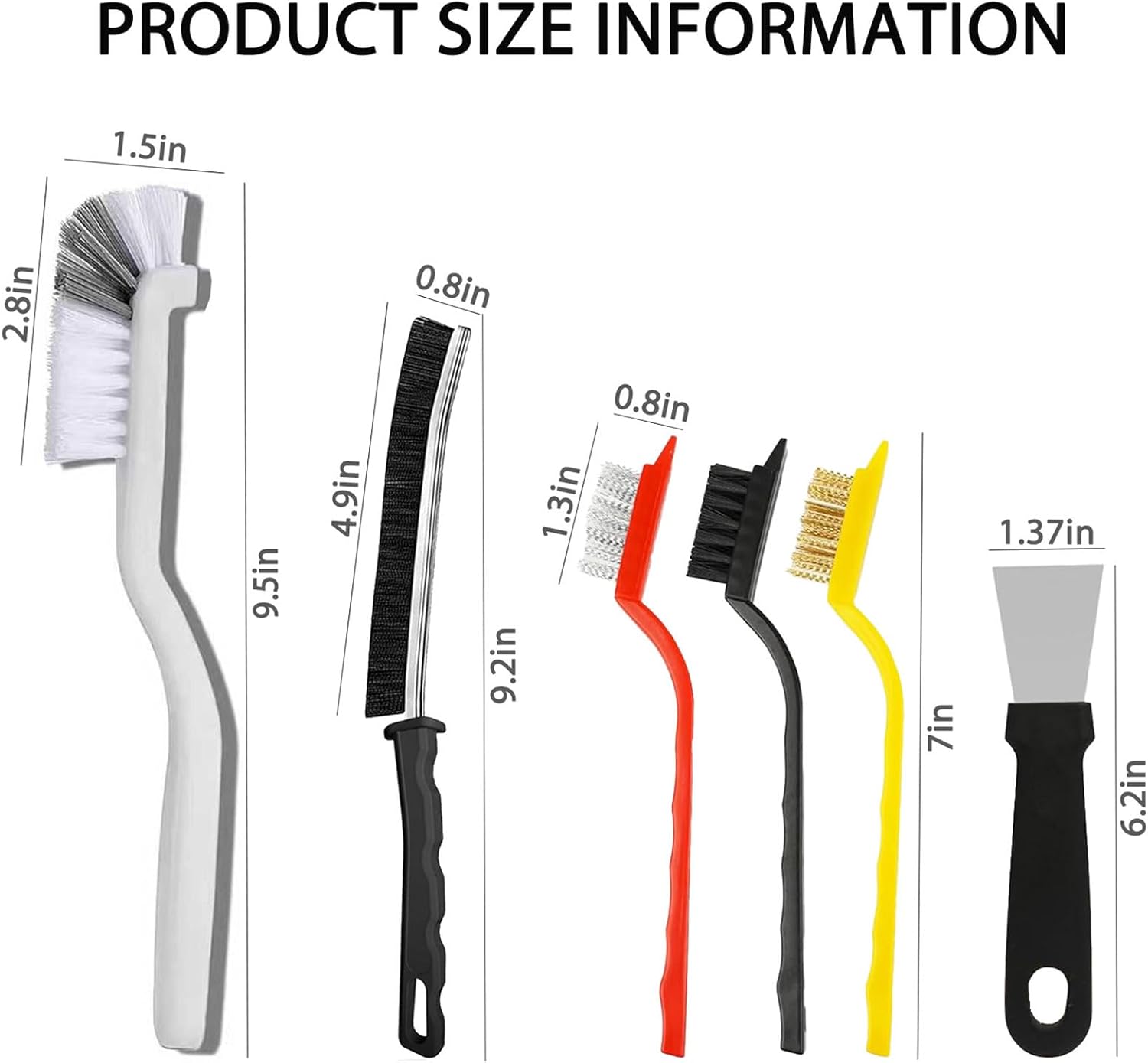 Multi-Purpose Crevice Brush, Hard Bristle