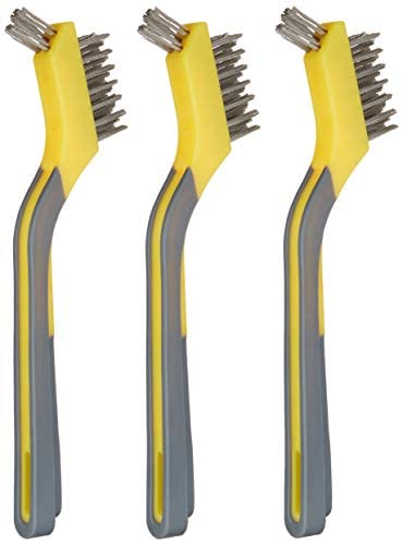 Stainless Steel Mini Wire Brushes, Set of 3